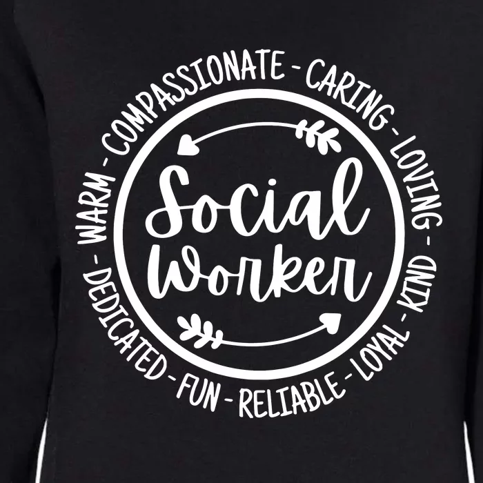 Social Worker Life Social Work Appreciation Womens California Wash Sweatshirt