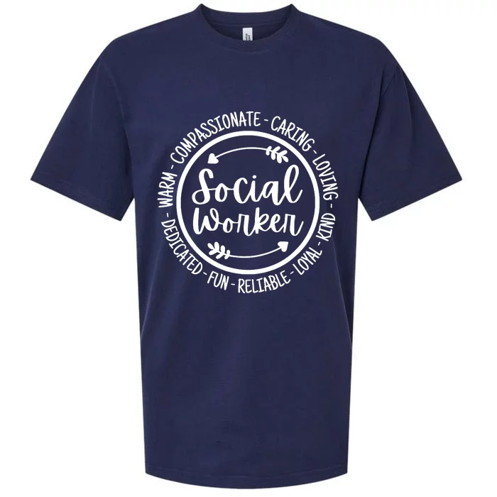 Social Worker Life Social Work Appreciation Sueded Cloud Jersey T-Shirt