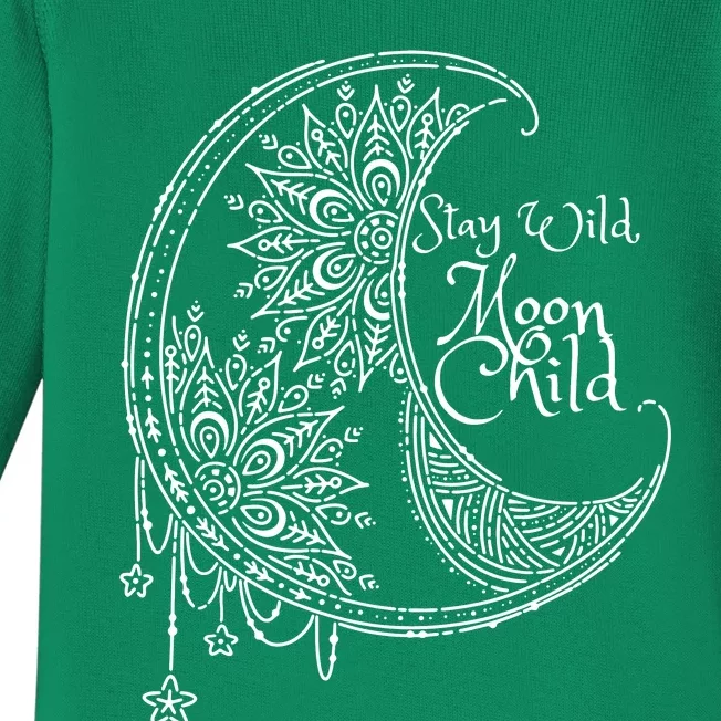 Stay Wild Moon Child Baby Long Sleeve Bodysuit