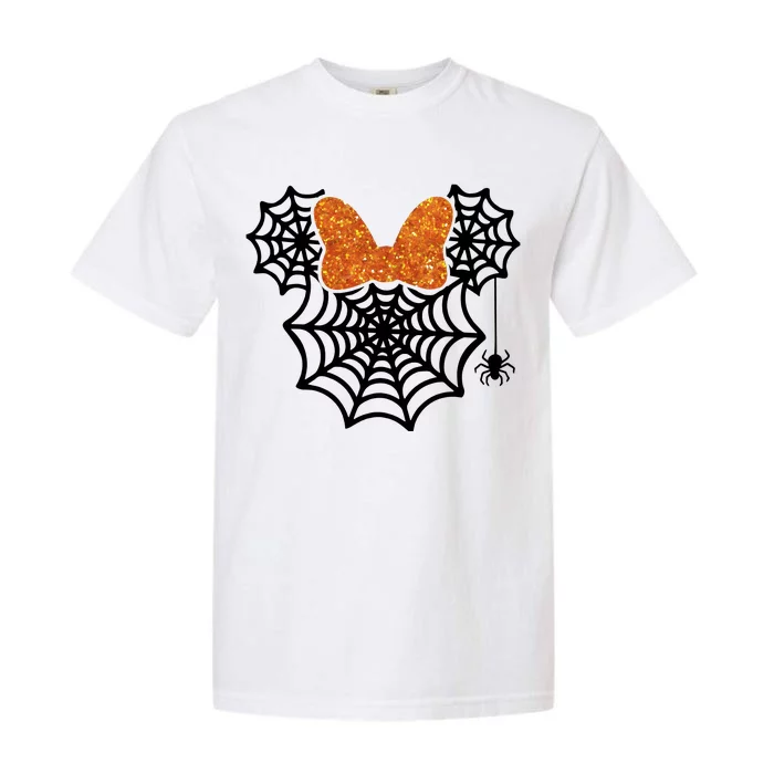 Spider Web Mouse Halloween Costume Cute Garment-Dyed Heavyweight T-Shirt