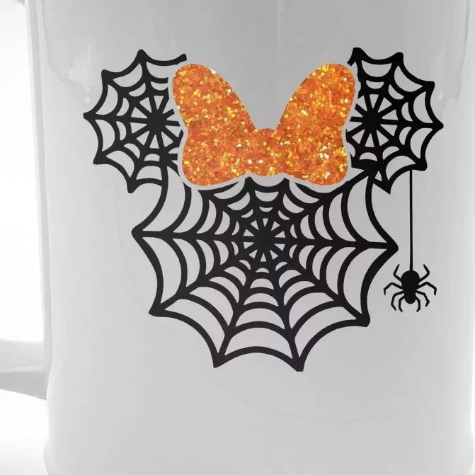 Spider Web Mouse Halloween Costume Cute Front & Back Beer Stein