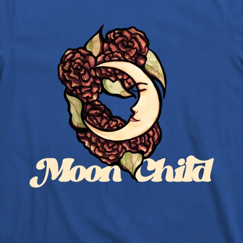 Stay Wild Moon Flower Full Moon Art Moon Witch Gift T-Shirt