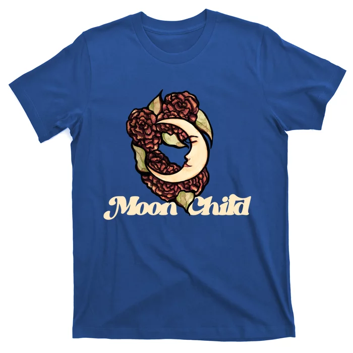 Stay Wild Moon Flower Full Moon Art Moon Witch Gift T-Shirt