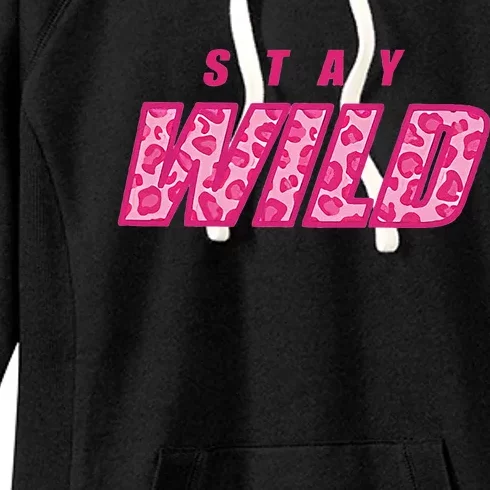 Stay Wild Merch Ben Azelart Pink Women's Fleece Hoodie