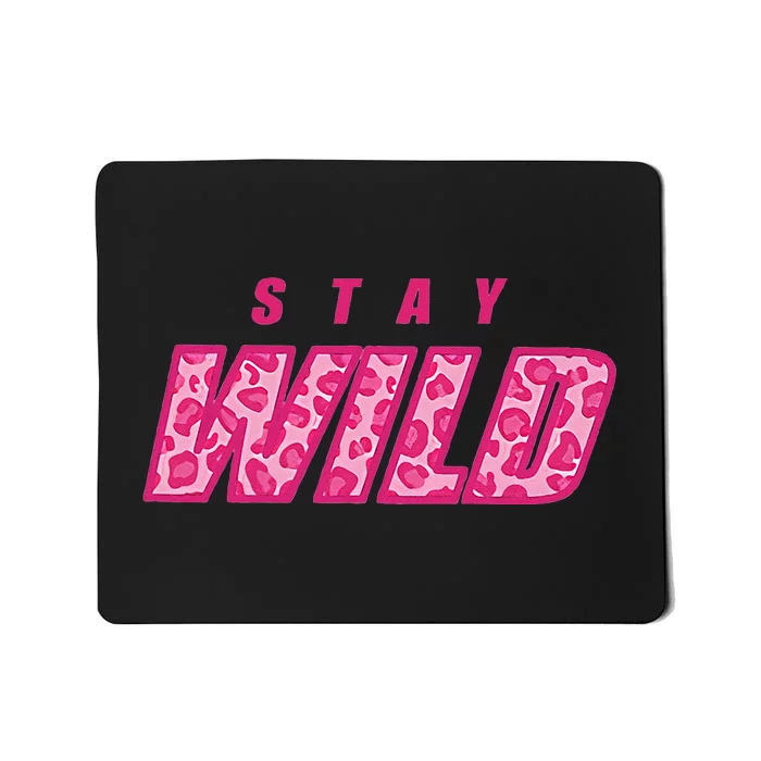 Stay Wild Merch Ben Azelart Pink Mousepad