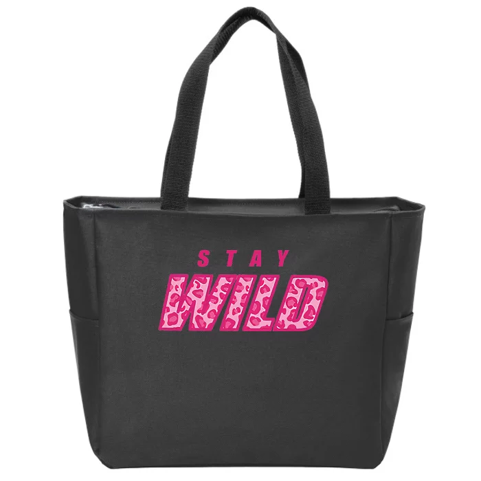 Stay Wild Merch Ben Azelart Pink Zip Tote Bag