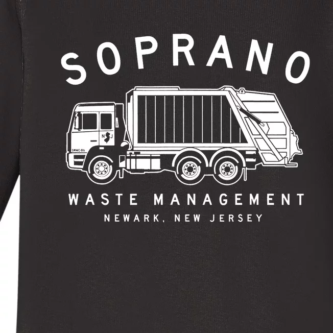 Soprano Waste Management Baby Long Sleeve Bodysuit