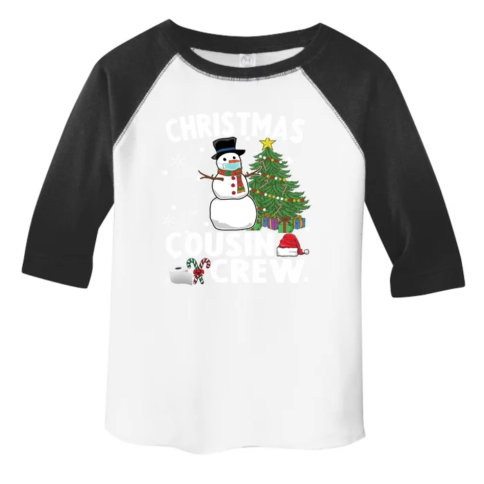 Snow Wearing Mask Christmas Cousin Crew Gift Toddler Fine Jersey T-Shirt