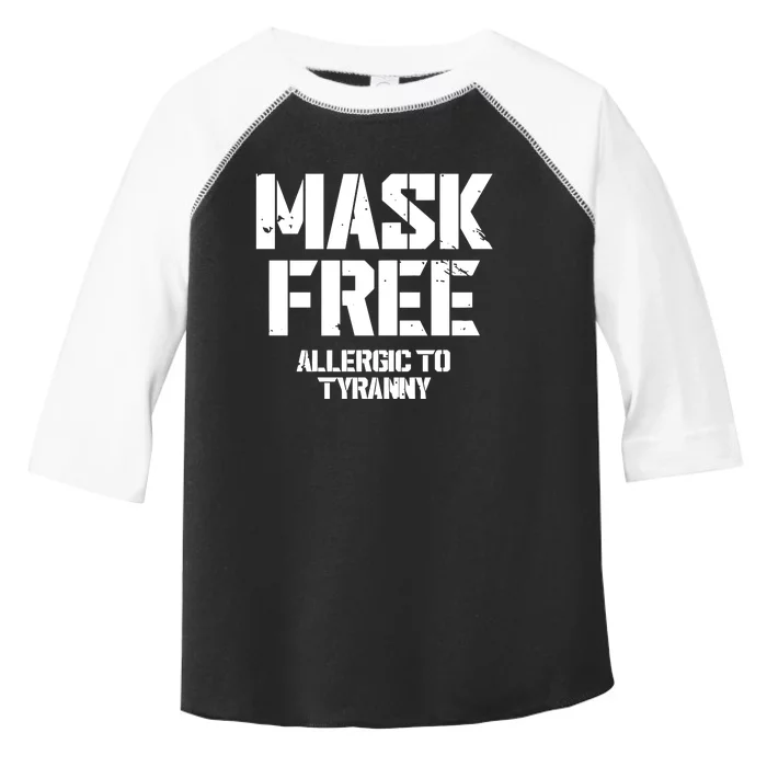 Steve Wearing Mask Free Allergic To Tyranny Toddler Fine Jersey T-Shirt