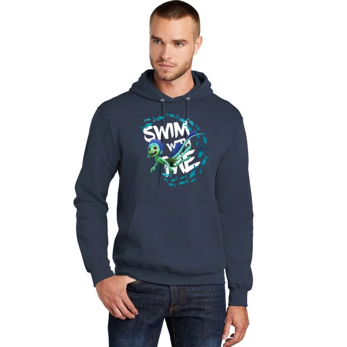 Swim With Me Cute Cartoon Mermaid Tall Hoodie