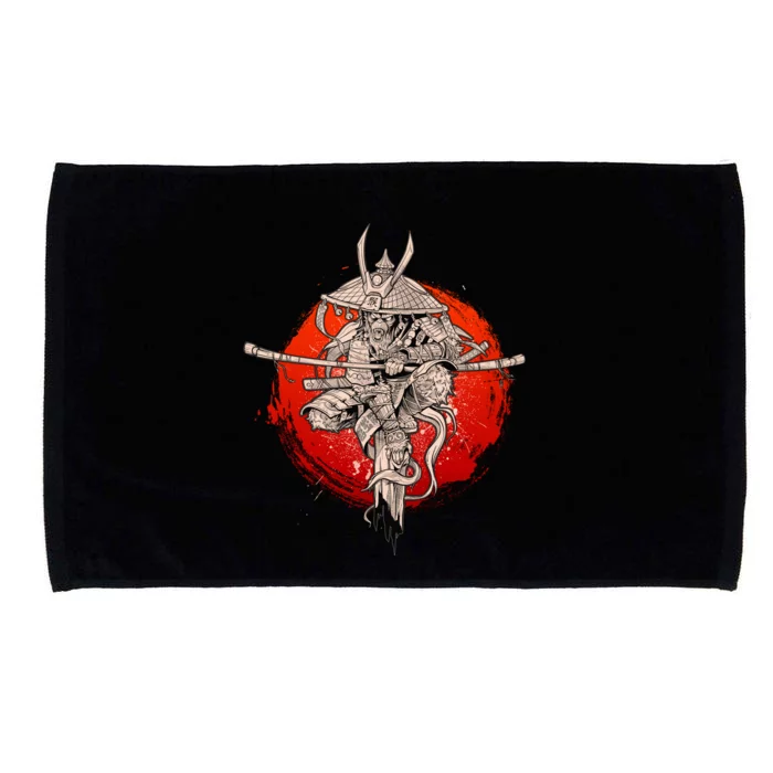 Samurai Warrior Monkey King Microfiber Hand Towel