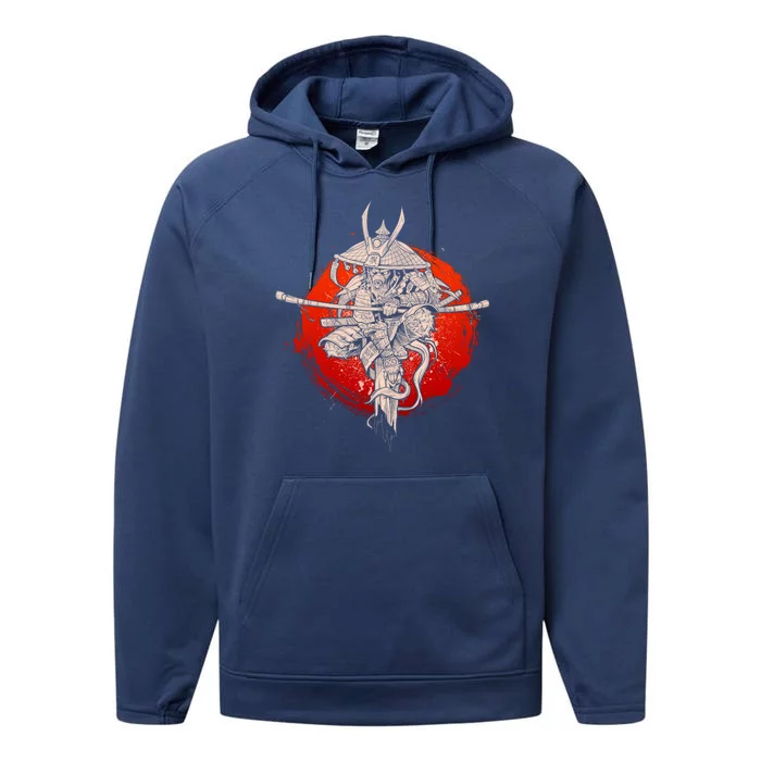 Samurai Warrior Monkey King Performance Fleece Hoodie