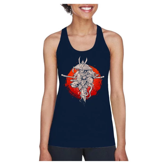 Samurai Warrior Monkey King Women's Racerback Tank