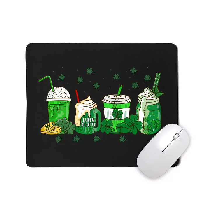 Shenanigans With My Gnomies St Patrick's Day Gnome Shamrock Mousepad