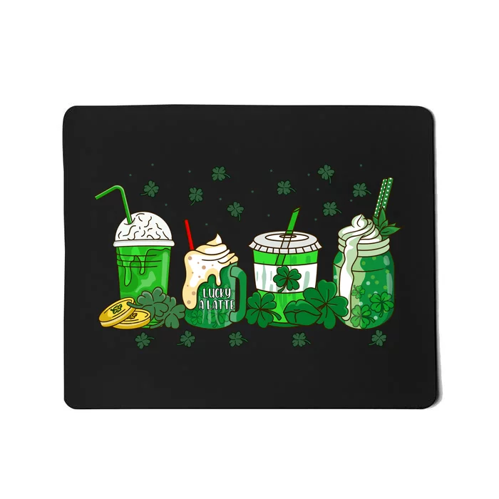 Shenanigans With My Gnomies St Patrick's Day Gnome Shamrock Mousepad