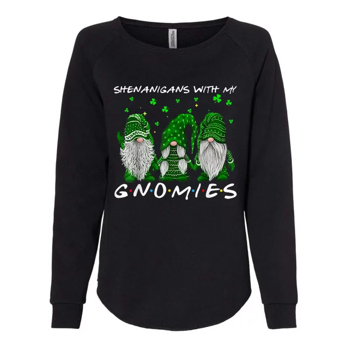 Shenanigans With My Gnomies St Patricks Day Womens California Wash Sweatshirt