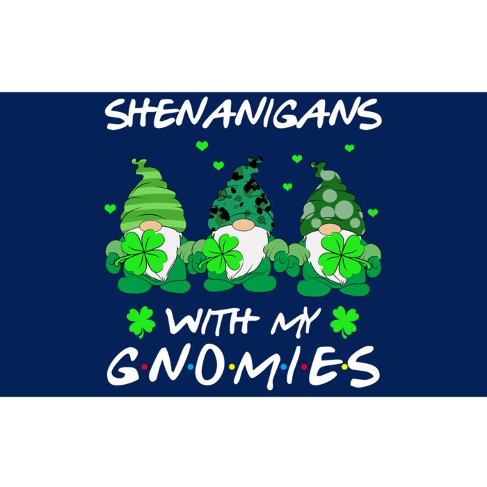 Shenanigans With My Gnomies Shamrock St Patricks Day Bumper Sticker