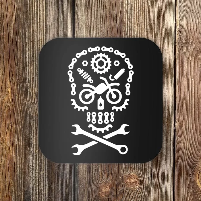 Skull Wrench Mechanic Tools Garage Car Mechanic Coaster