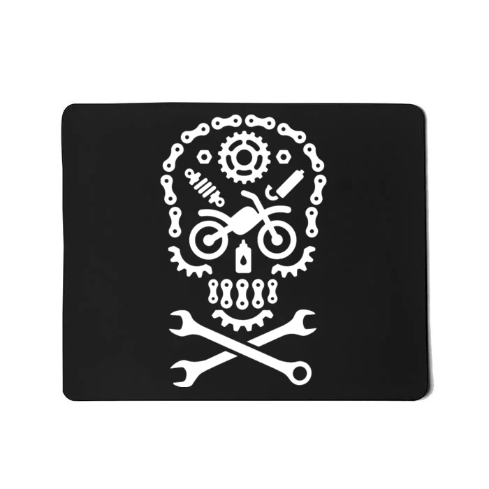 Skull Wrench Mechanic Tools Garage Car Mechanic Mousepad