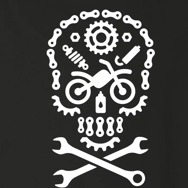 Skull Wrench Mechanic Tools Garage Car Mechanic Toddler Long Sleeve Shirt