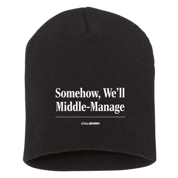 Somehow WeLl Middlemanage Short Acrylic Beanie