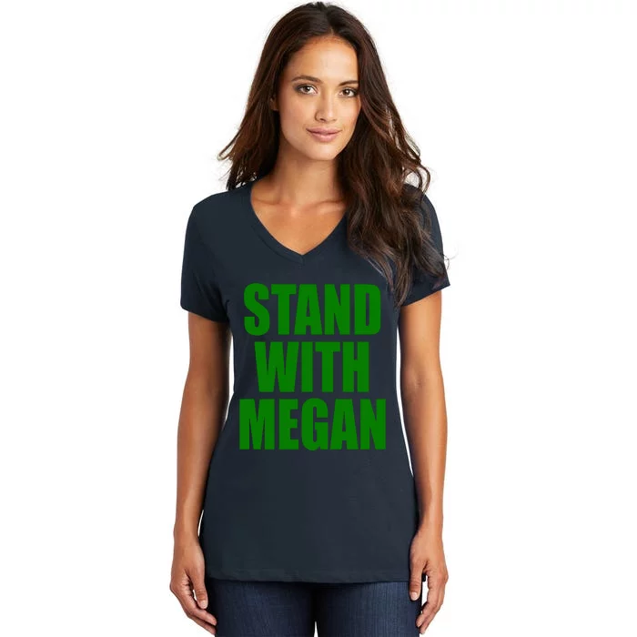 Stand With Megan Women's V-Neck T-Shirt