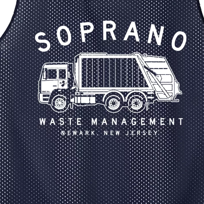 Soprano Waste Management Mesh Reversible Basketball Jersey Tank