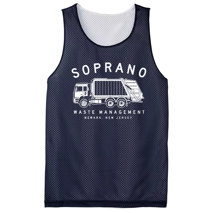 Soprano Waste Management Mesh Reversible Basketball Jersey Tank