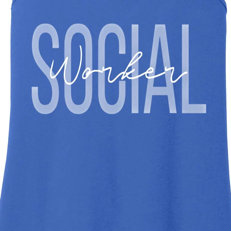 Social Worker Msw Gift Ladies Essential Tank