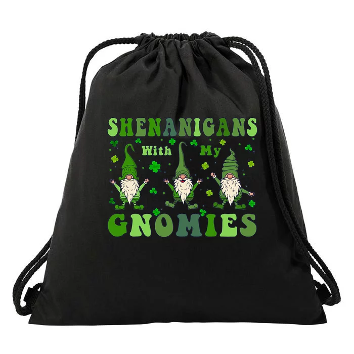 Shenanigans With My Gnomies Drawstring Bag