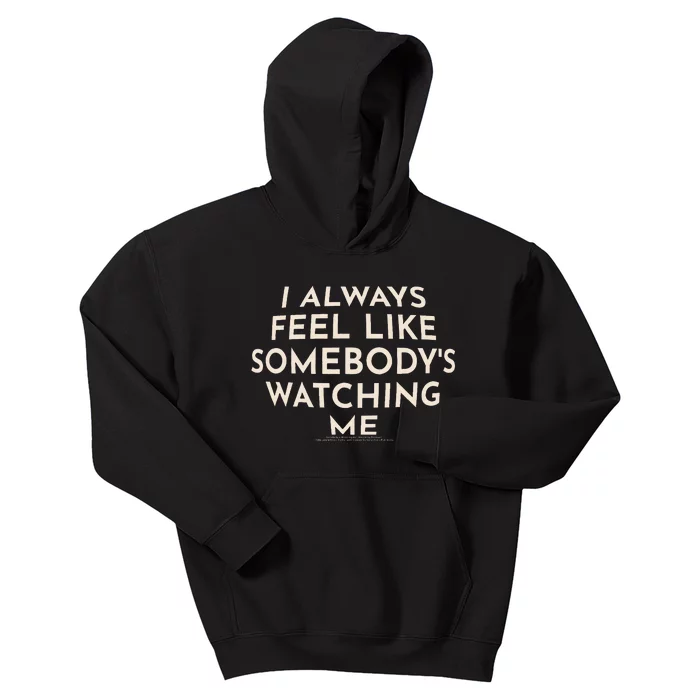 SomebodyS Watching Me Rockwell Lyrics Halloween Kids Hoodie