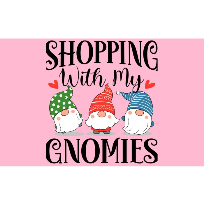 Shopping With My Gnomies Christmas Family Hanging Out Bumper Sticker