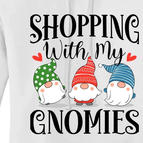 Shopping With My Gnomies Christmas Family Hanging Out Women's Pullover Hoodie