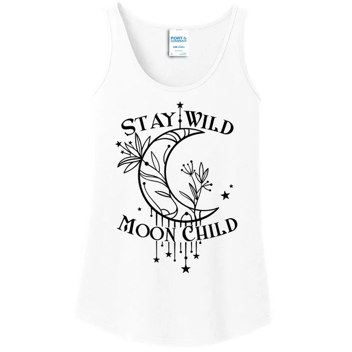 Stay Wild Moon Child Ladies Essential Tank