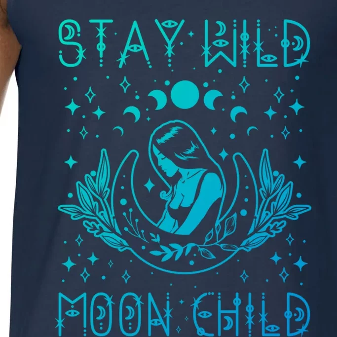 Stay Wild Moon Celestial Wiccan Witchy Boho Vibes Gift Comfort Colors® Tank Top