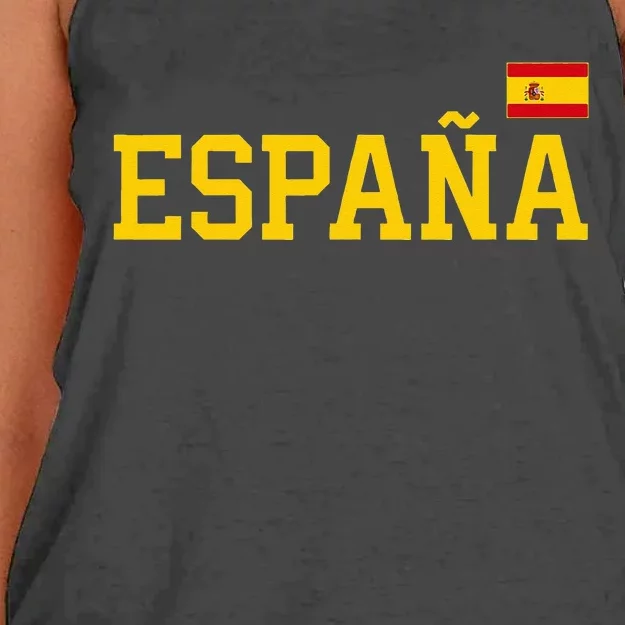 Spain Women Men Kids Spanish Flag Red España Women's Knotted Racerback Tank