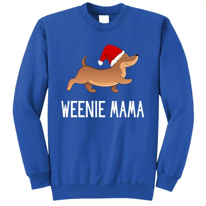 Santa Weenie Mama Dog Christmas Dachshund Cute Gift Tall Sweatshirt