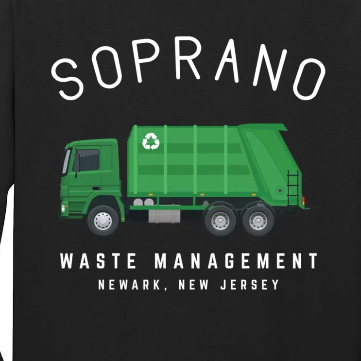 Soprano Waste Management Newark New Jersey Tall Long Sleeve T-Shirt