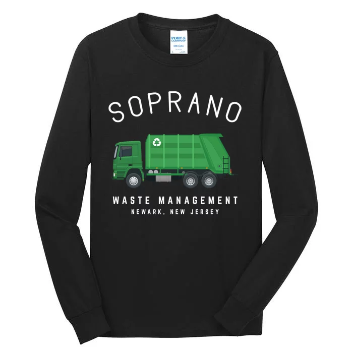 Soprano Waste Management Newark New Jersey Tall Long Sleeve T-Shirt