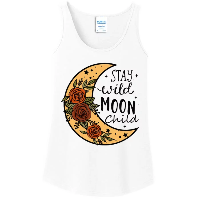 Stay Wild Moon Child Ladies Essential Tank