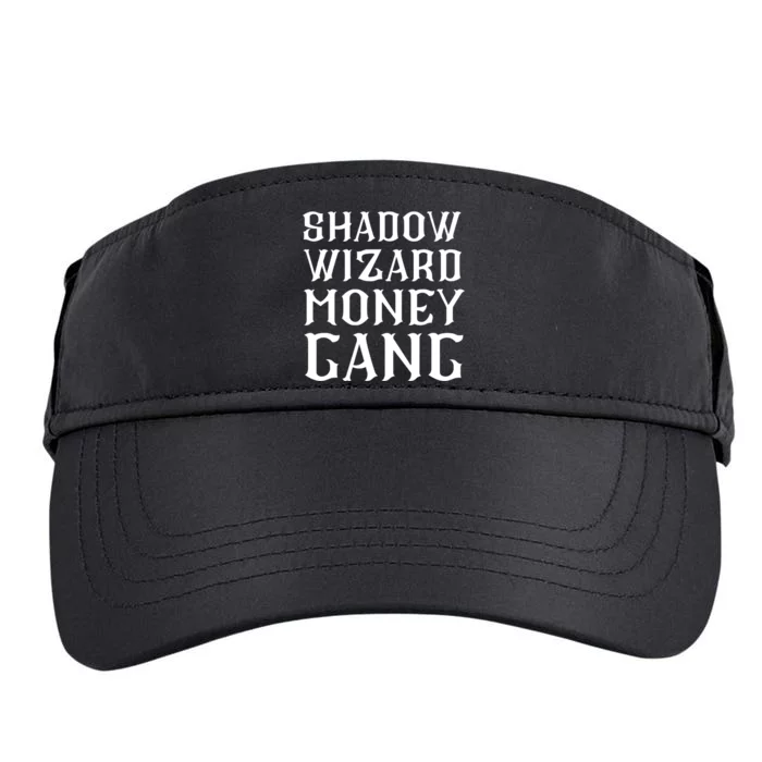 Shadow Wizard Money Gang Tee Adult Drive Performance Visor