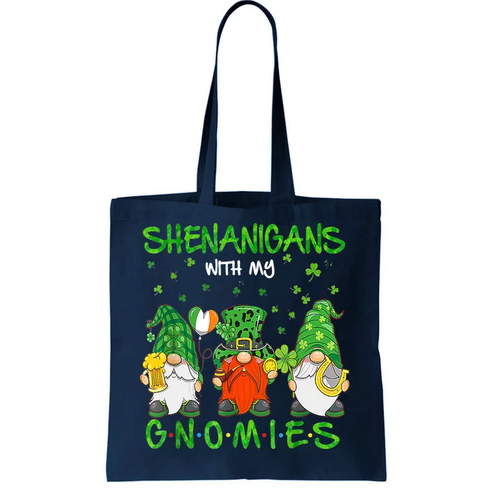 Shenanigans With My Gnomies St Patrick's Day Gnome Lover Tote Bag