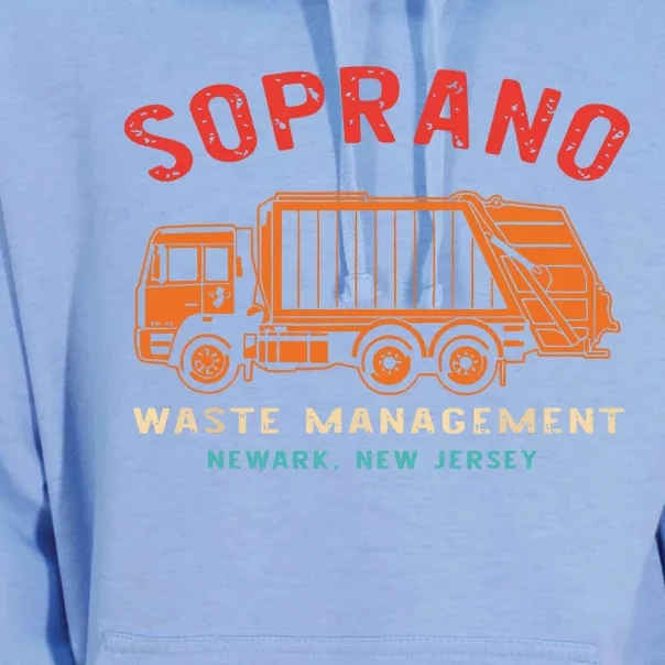 Soprano Waste Management Newark New Jersey Unisex Surf Hoodie