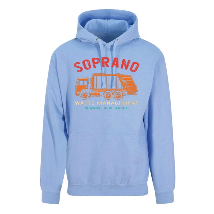 Soprano Waste Management Newark New Jersey Unisex Surf Hoodie