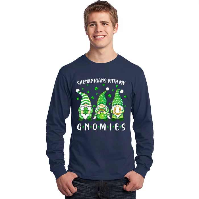 Shenanigans With My Gnomies St Patricks Day Gnome Long Sleeve Shirt