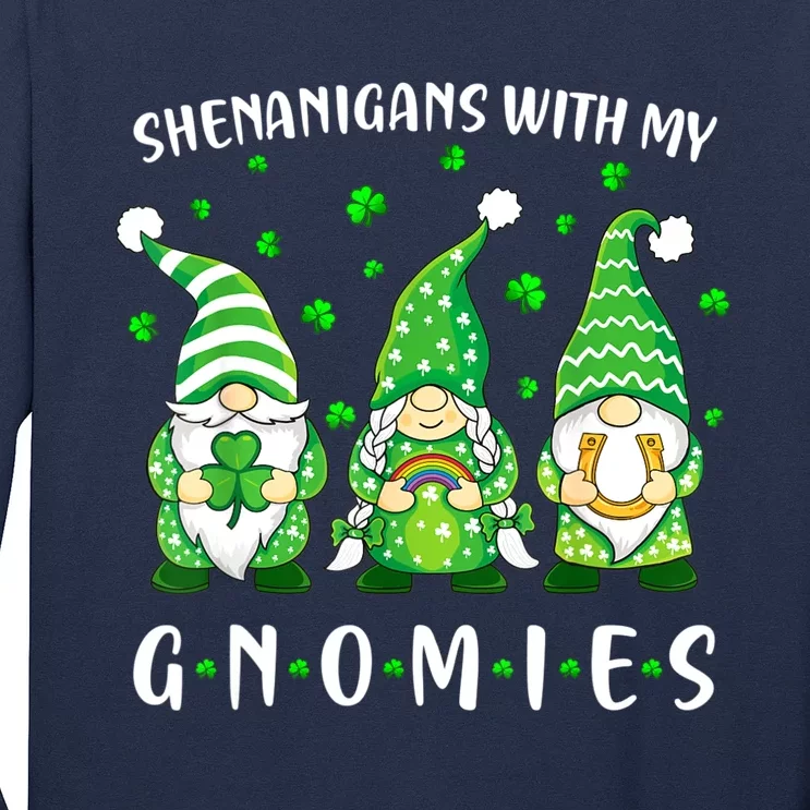 Shenanigans With My Gnomies St Patricks Day Gnome Long Sleeve Shirt