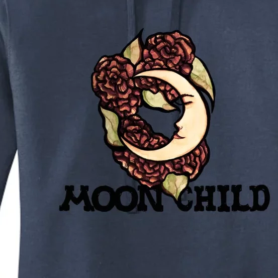 Stay Wild Moon Flower Full Moon Art Moon Witch Funny Gift Women's Pullover Hoodie