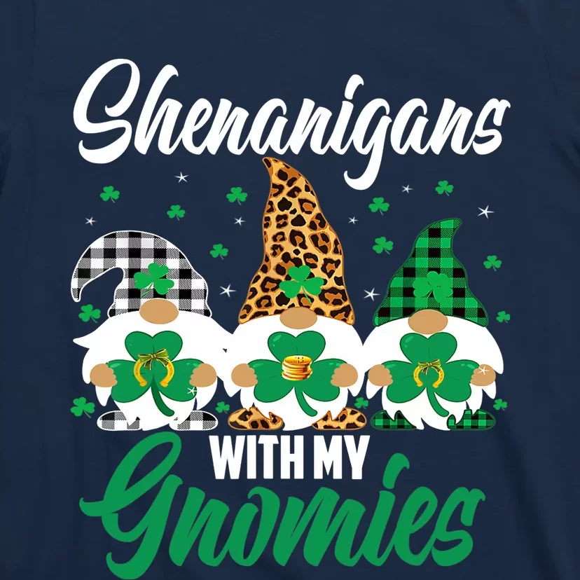 Shenanigans With My Gnomies St Patrick's Day Gnomes Lover T-Shirt