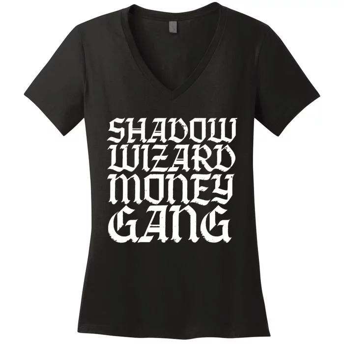 Shadow Wizard Money Gang Women's V-Neck T-Shirt