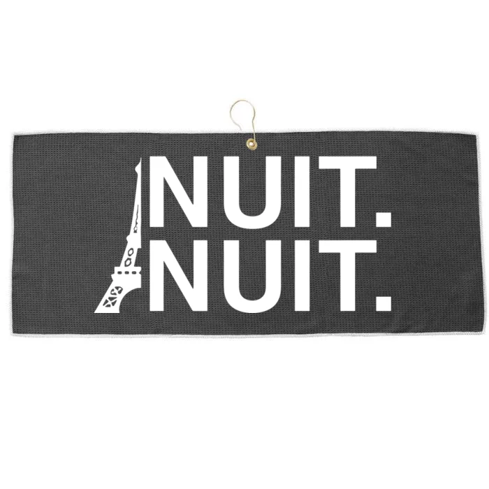 StephS Waering Nuit Nuit Paris Large Microfiber Waffle Golf Towel